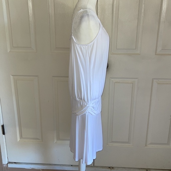 Lascana For Venus White Drop Waist Dress/Swim Cover - Picture 2 of 8